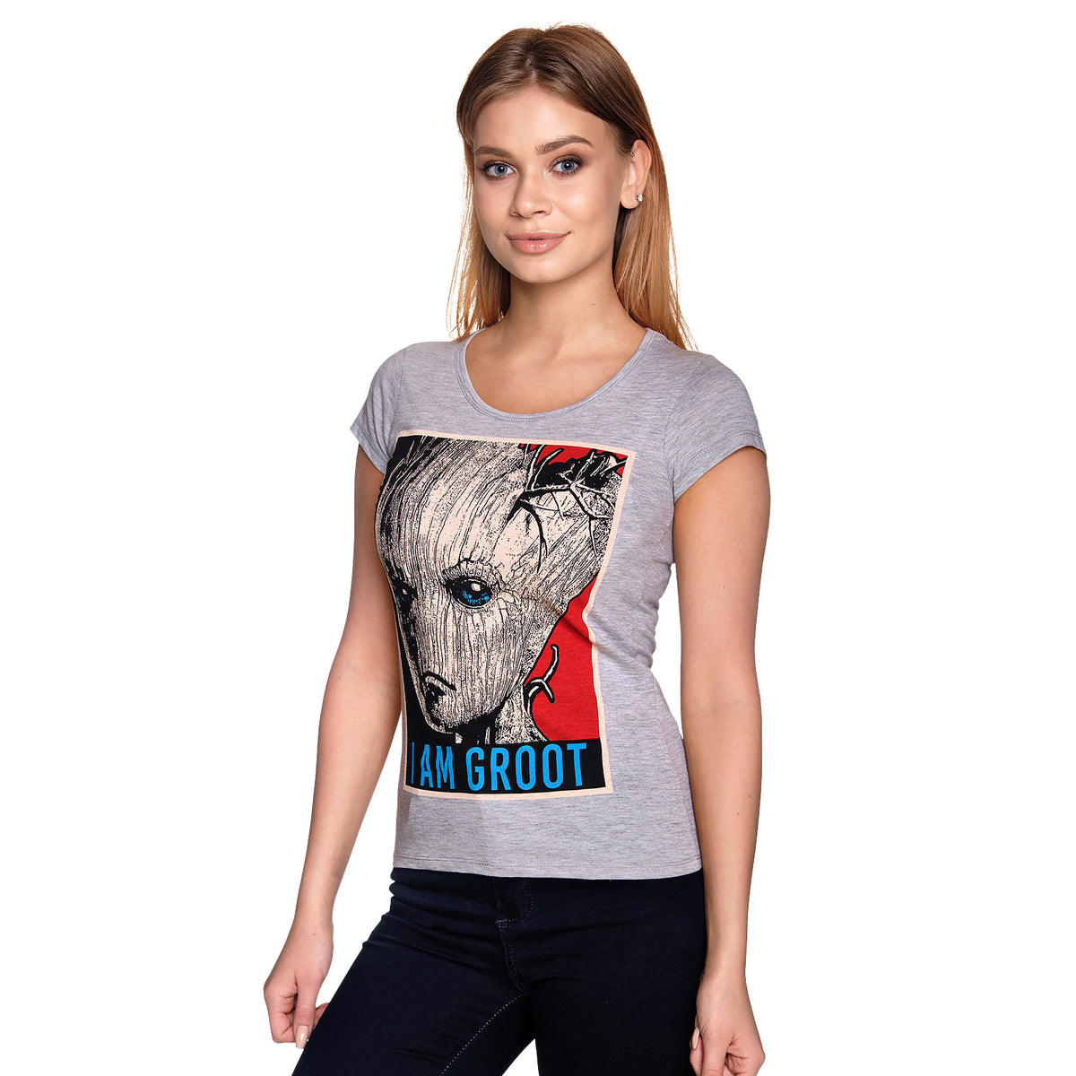 Imagen del producto Guardians of the Galaxy - Camiseta de mujer I Am Groot gris