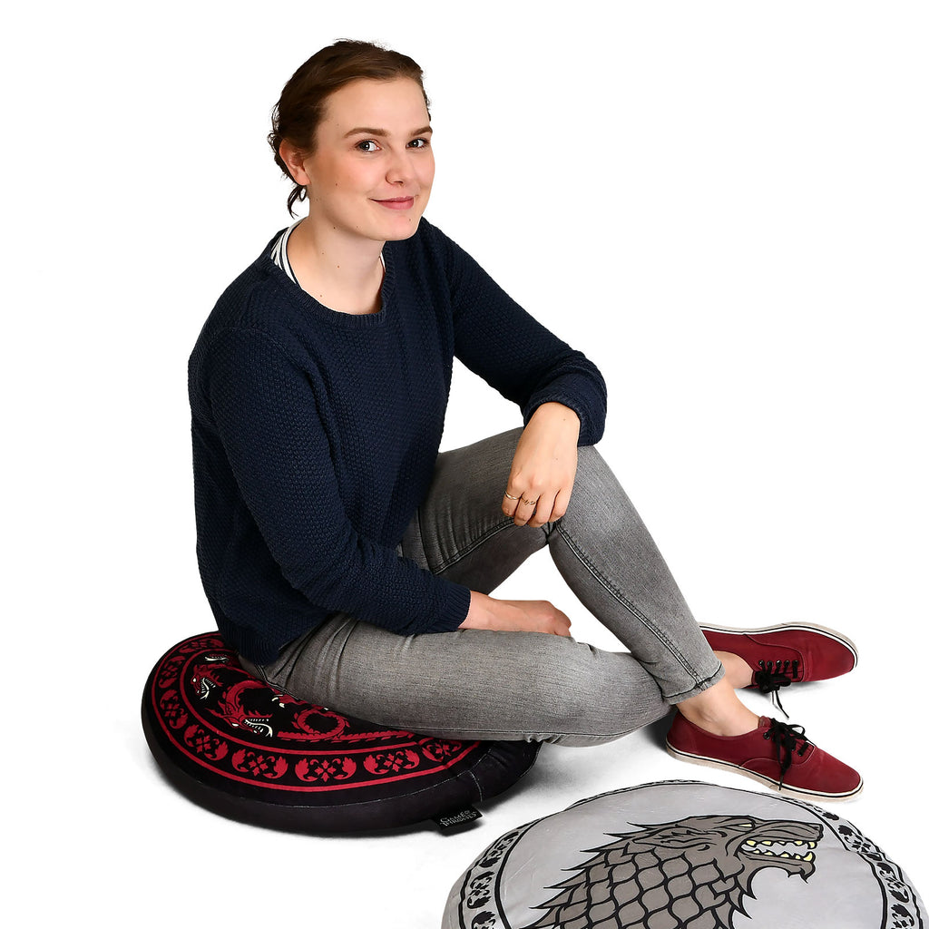 Imagen del producto Game of Thrones - Cojín de asiento con el emblema de Targaryen