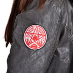 Product image Supernatural - Anti Possession Symbol Leather Jacket Women