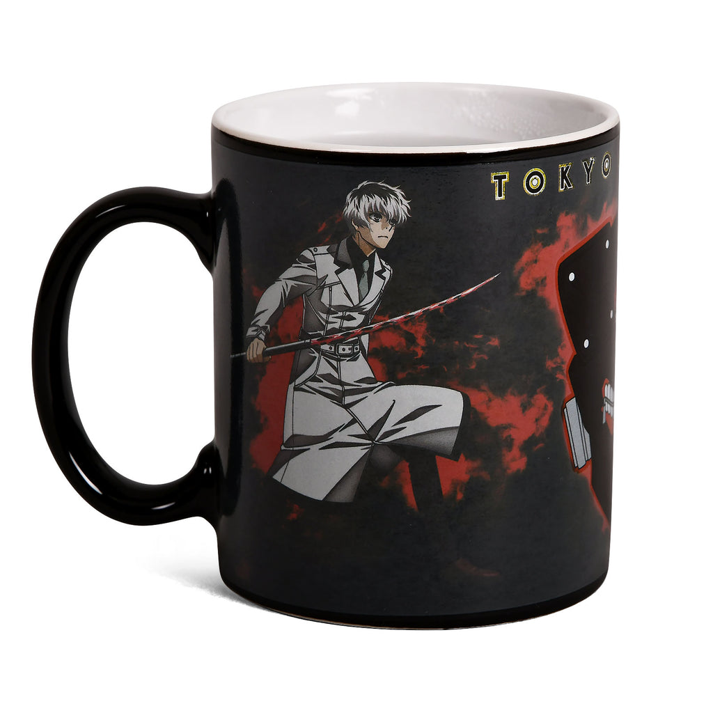 Imagen del producto Tokyo Ghoul - Taza de efecto térmico con máscara de Kaneki