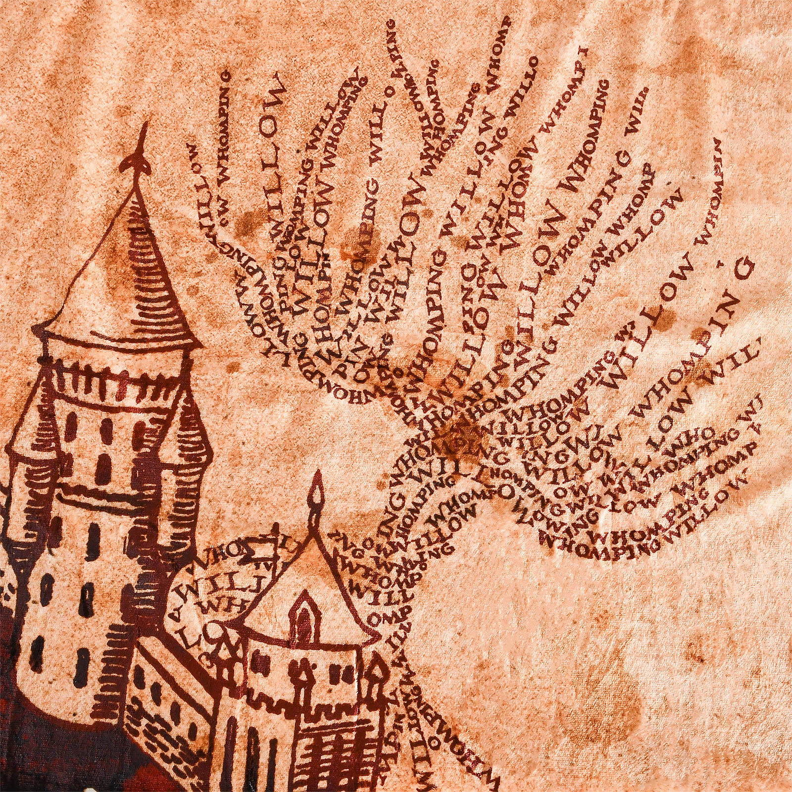 Imagen del producto Harry Potter - Mapa del Merodeador Manta de felpa con piel de oso de peluche