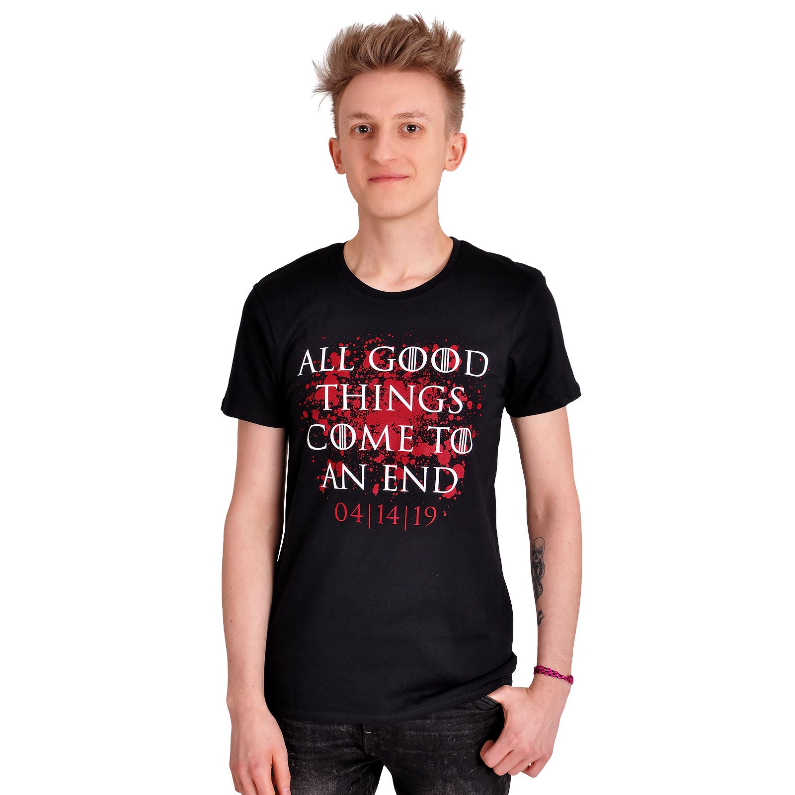 Imagen del producto Camiseta 'Todas las cosas buenas llegan a su fin' para fans de Juego de Tronos