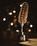 Imagen del producto Harry Potter - Pluma de escritura con soporte de tintero