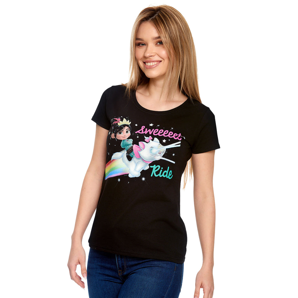 Imagen del producto Ralph el demoledor - Camiseta de mujer Vanellope Sweet Ride negra