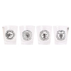 Imagen del producto Juego de Tronos - Set de vasos con escudos de las casas, 4 piezas