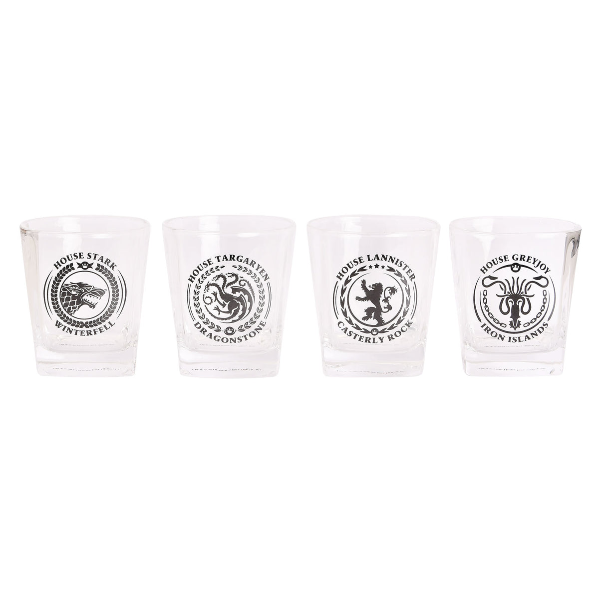 Product image Game of Thrones - House Crests Glass Set 4-piece