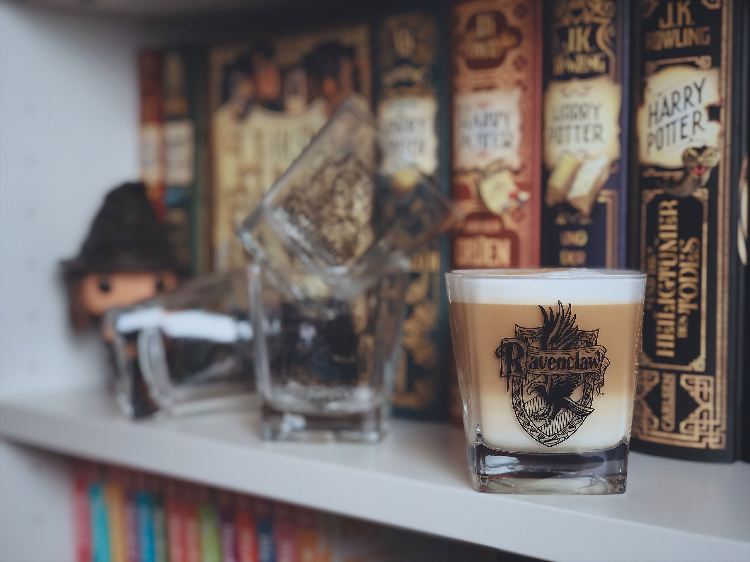 Imagen del producto Harry Potter - Conjunto de vasos de los escudos de las casas 4 piezas