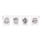 Imagen del producto Harry Potter - Conjunto de vasos de los escudos de las casas 4 piezas