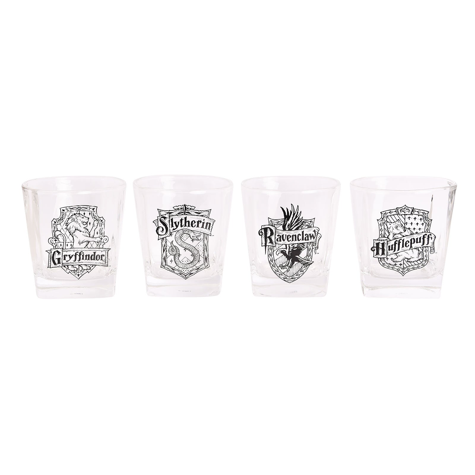Imagen del producto Harry Potter - Conjunto de vasos de los escudos de las casas 4 piezas