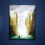 Imagen del producto Señor de los Anillos - Cuadro de pared Argonath con luz