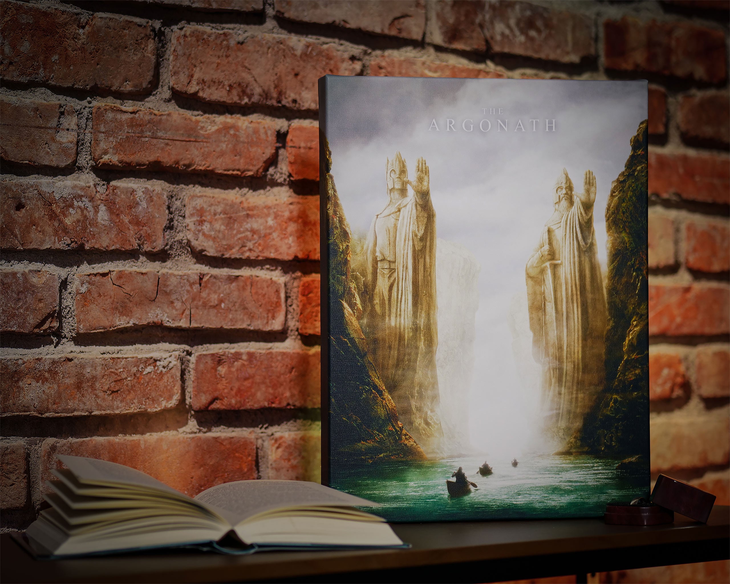 Imagen del producto Señor de los Anillos - Cuadro de pared Argonath con luz