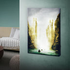 Imagen del producto Señor de los Anillos - Cuadro de pared Argonath con luz