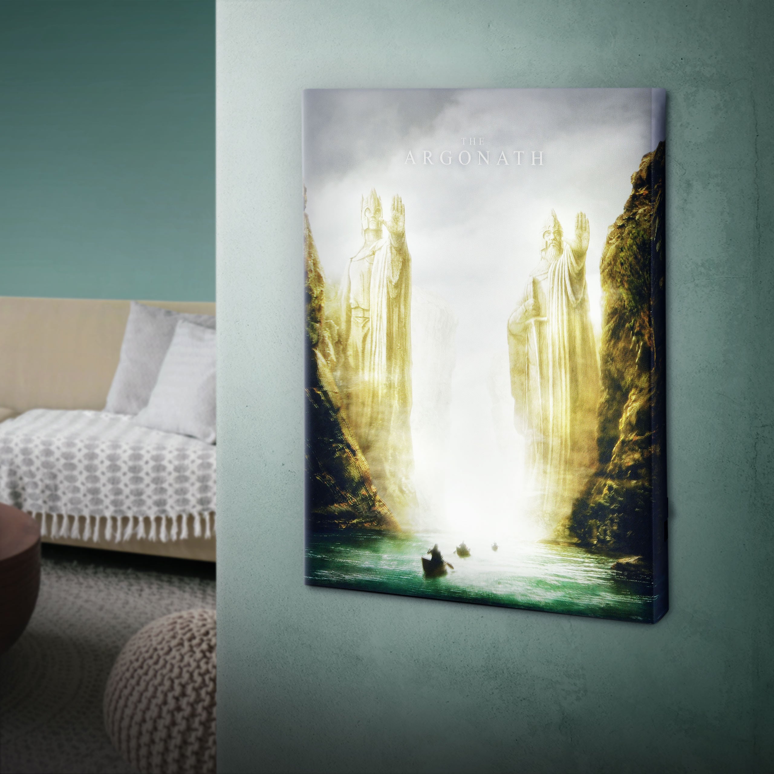 Imagen del producto Señor de los Anillos - Cuadro de pared Argonath con luz