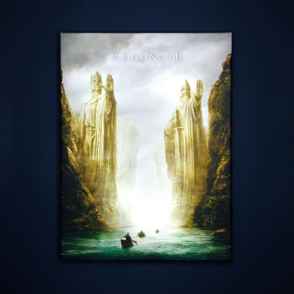 Imagen del producto Señor de los Anillos - Cuadro de pared Argonath con luz