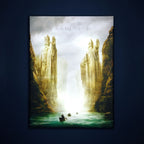 Imagen del producto Señor de los Anillos - Cuadro de pared Argonath con luz