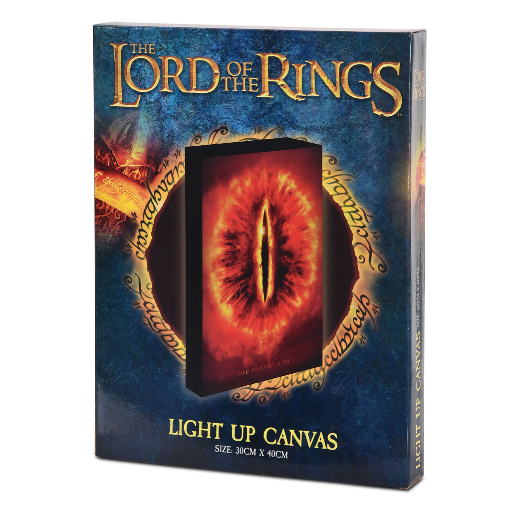 Imagen del producto Señor de los Anillos - Cuadro de pared del Ojo de Sauron con luz