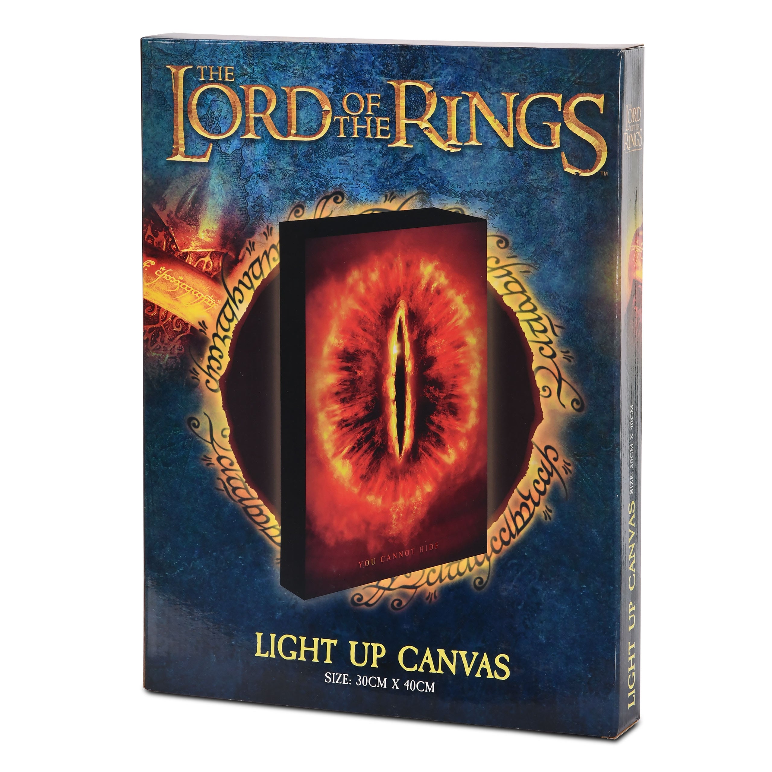 Imagen del producto Señor de los Anillos - Cuadro de pared del Ojo de Sauron con luz