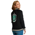 Imagen del producto Harry Potter - Chaqueta universitaria de Slytherin para mujer en negro