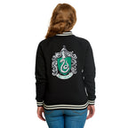 Imagen del producto Harry Potter - Chaqueta universitaria de Slytherin para mujer en negro