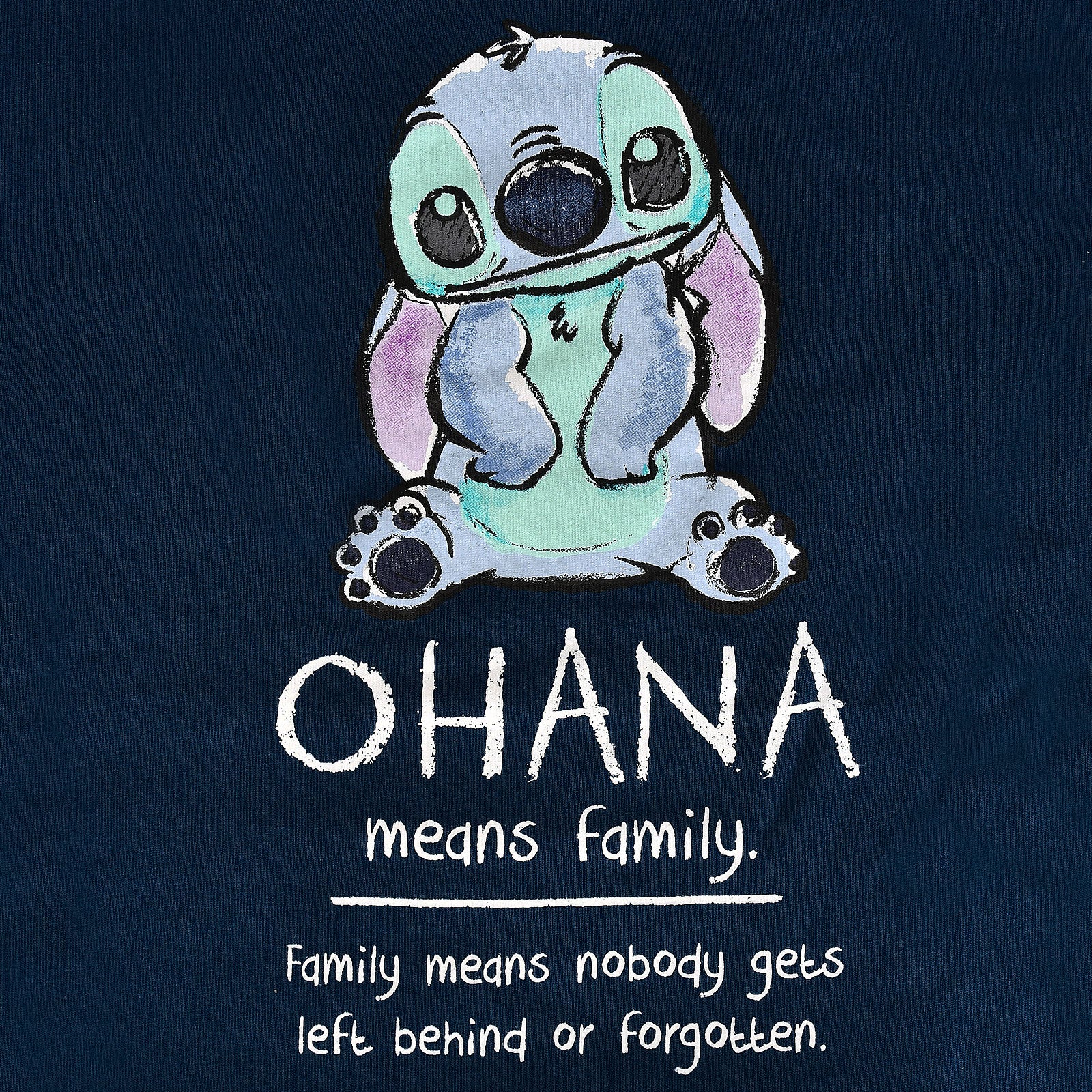 Imagen del producto Lilo & Stitch - Ohana Means Family Sudadera con capucha para mujer azul