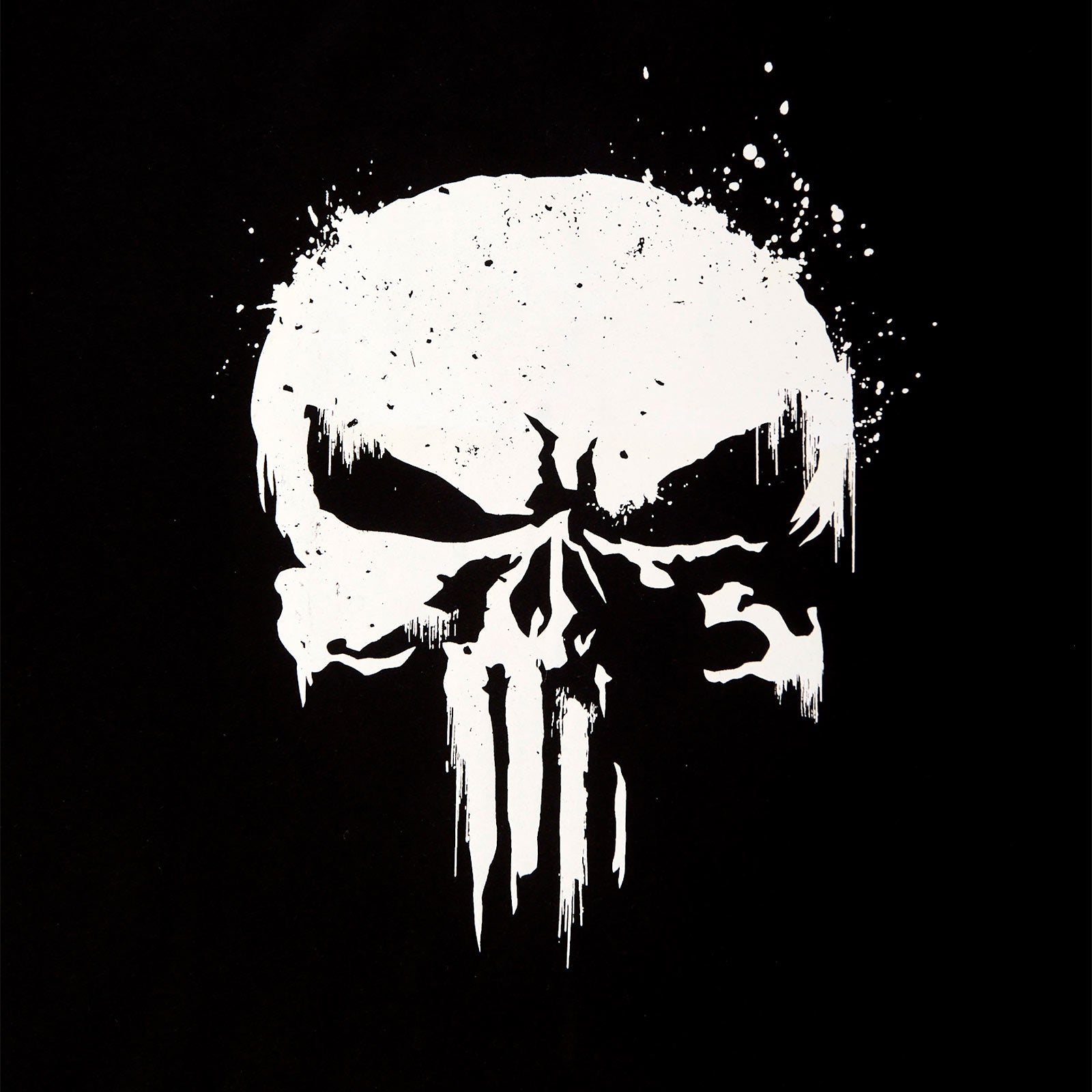 Imagen del producto Punisher - Camiseta con logo de calavera y estampado en la manga negra