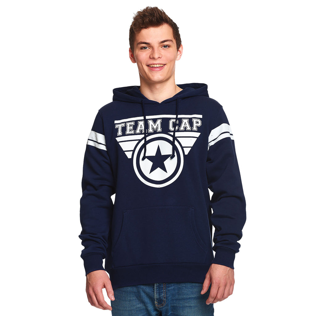 Imagen del producto Captain America - Sudadera con capucha Team Cap azul