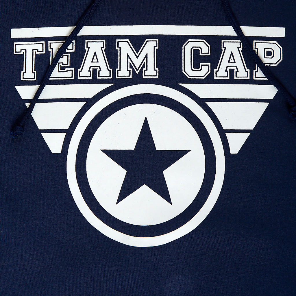 Imagen del producto Captain America - Sudadera con capucha Team Cap azul