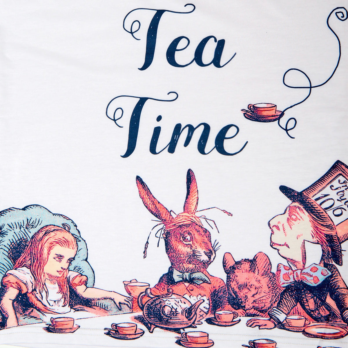 Imagen del producto Camiseta de mujer 'Tea Time' para fans de Alicia en el País de las Maravillas