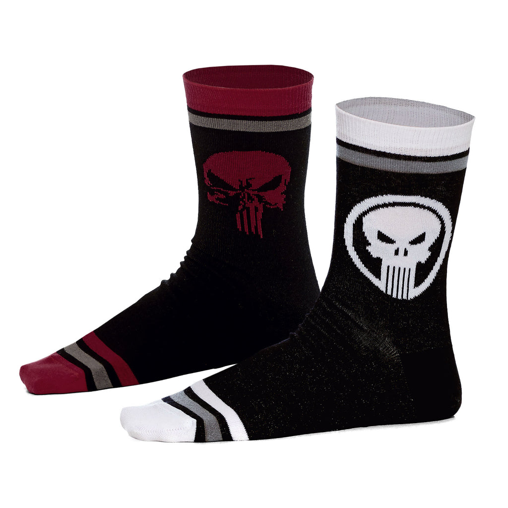 Imagen del producto Punisher - Set de 2 calcetines con logo de Skull