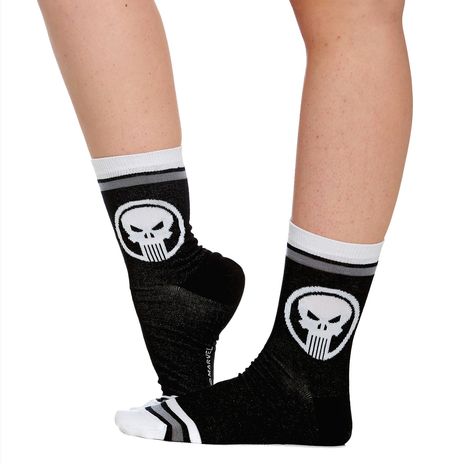 Imagen del producto Punisher - Set de 2 calcetines con logo de Skull