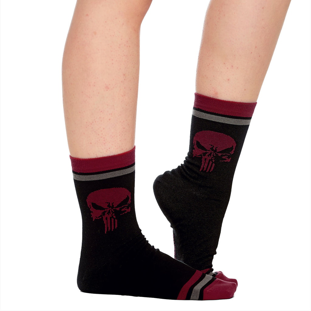 Imagen del producto Punisher - Set de 2 calcetines con logo de Skull