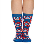 Imagen del producto Captain America - Set de 2 calcetines con logo de Shield