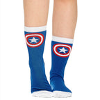 Imagen del producto Captain America - Set de 2 calcetines con logo de Shield