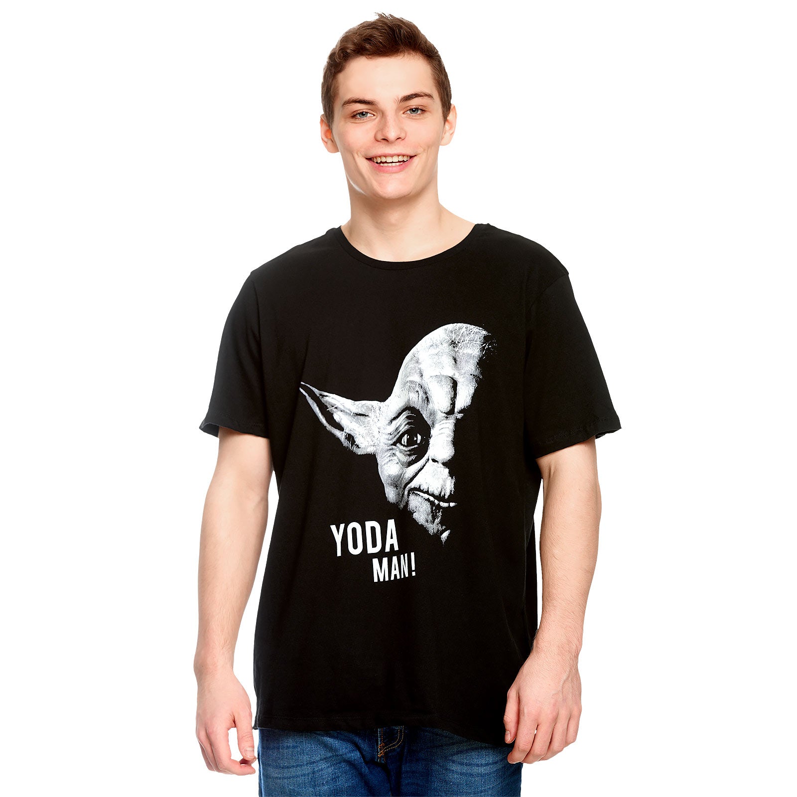 Imagen del producto Star Wars - ¡Hombre Yoda! Camiseta negra