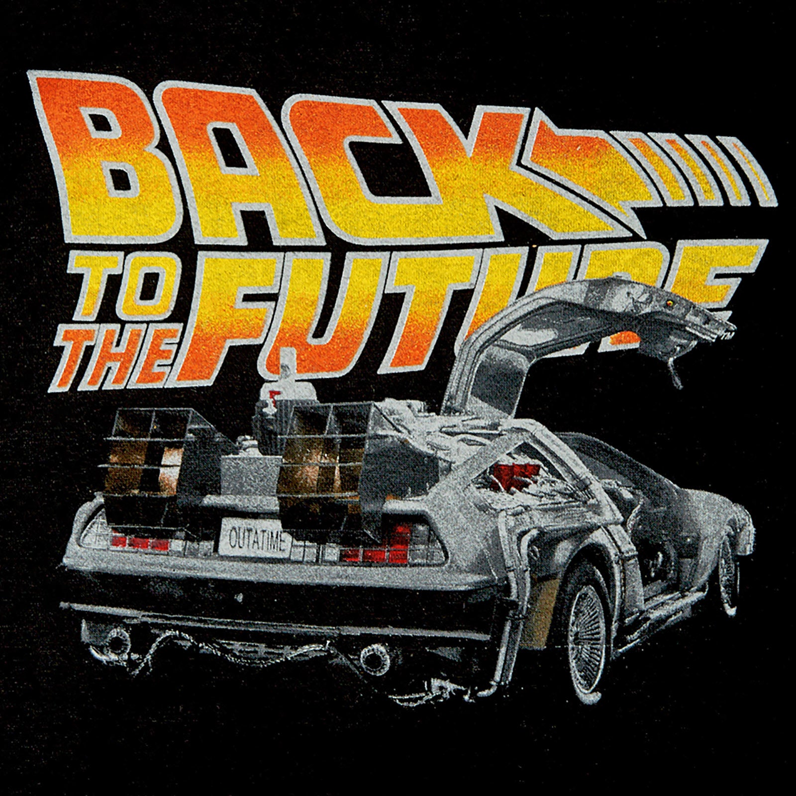 Imagen del producto Regreso al futuro - Sudadera con capucha DeLorean negra