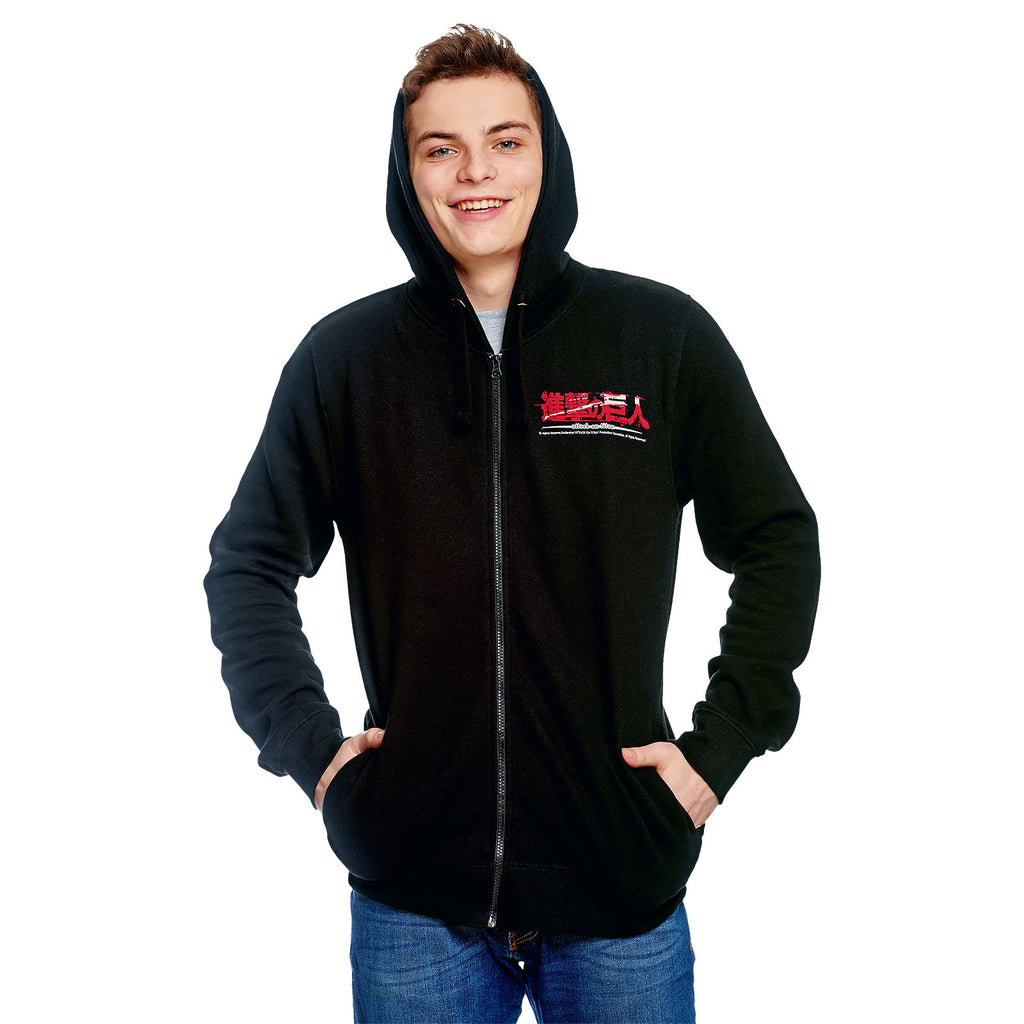 Imagen del producto Attack on Titan - Chaqueta con capucha de Eren Jaeger negra