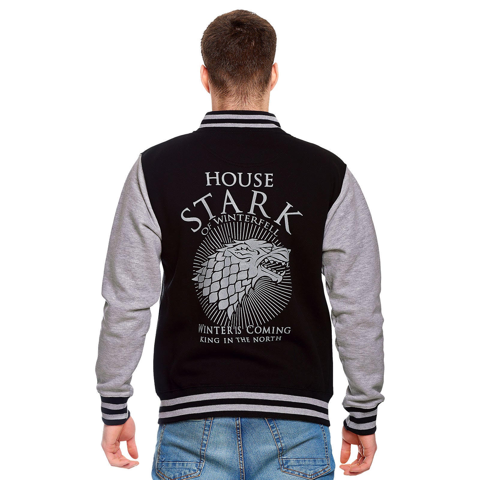 Imagen del producto Game of Thrones - Chaqueta universitaria Casa Stark negro-gris