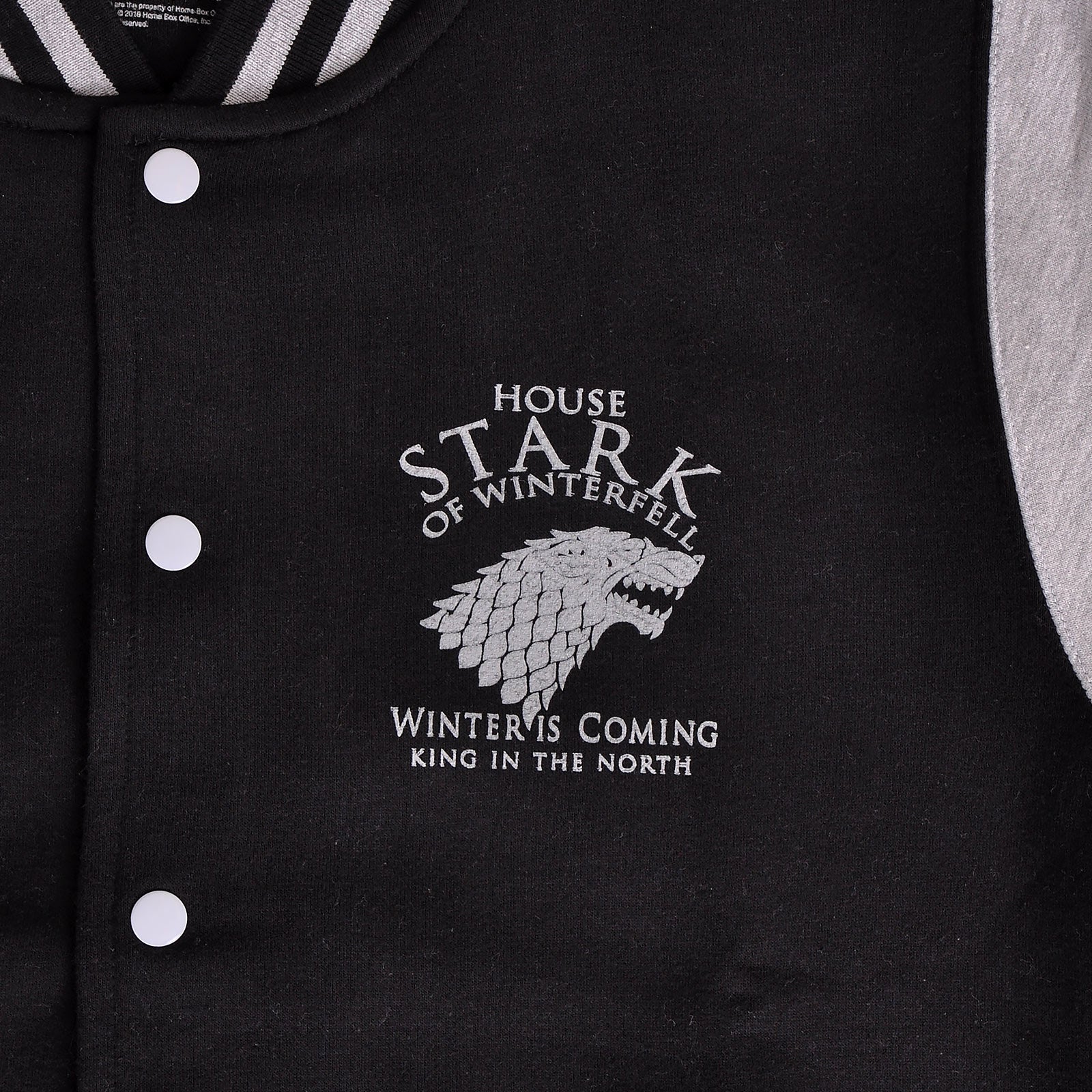 Imagen del producto Game of Thrones - Chaqueta universitaria Casa Stark negro-gris