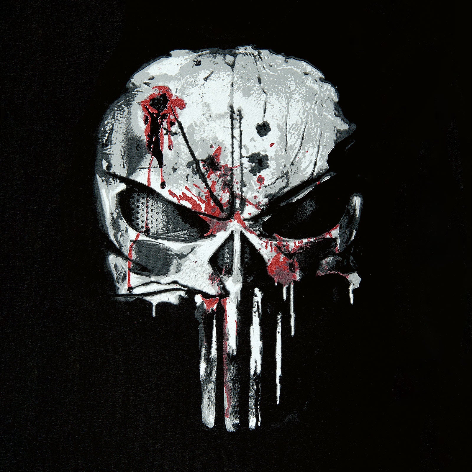 Product image Punisher - Blood Skull College Jacket black-white