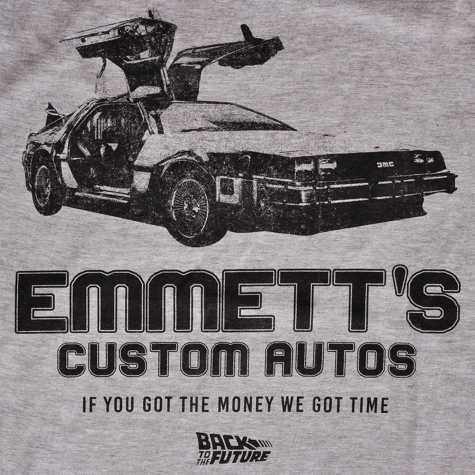 Imagen del producto Regreso al Futuro - Camiseta gris de Autos Personalizados de Emmett