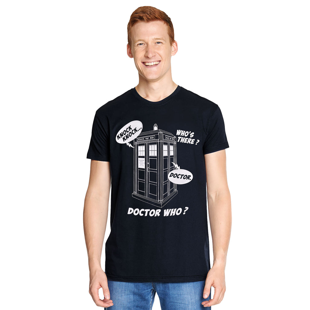 Imagen del producto Doctor Who - Camiseta azul Tardis Knock Knock
