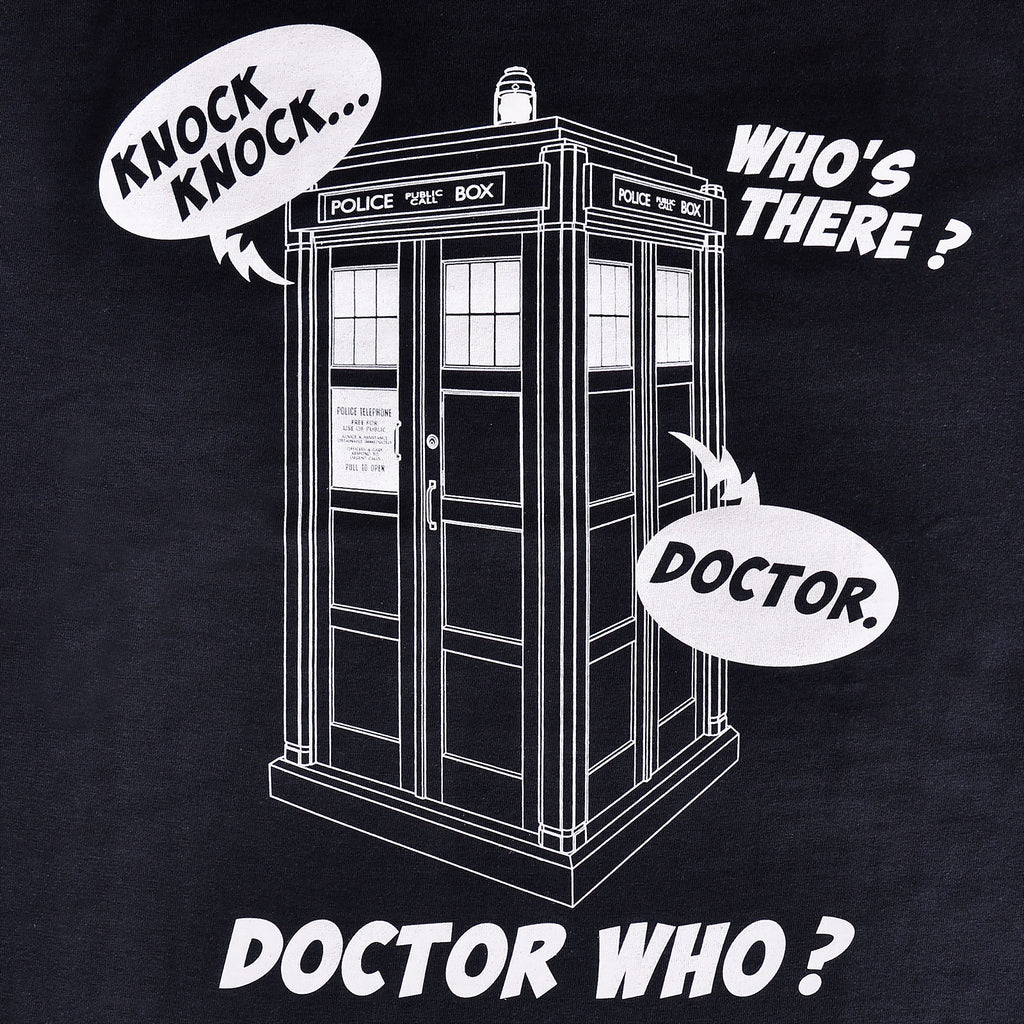 Imagen del producto Doctor Who - Camiseta azul Tardis Knock Knock