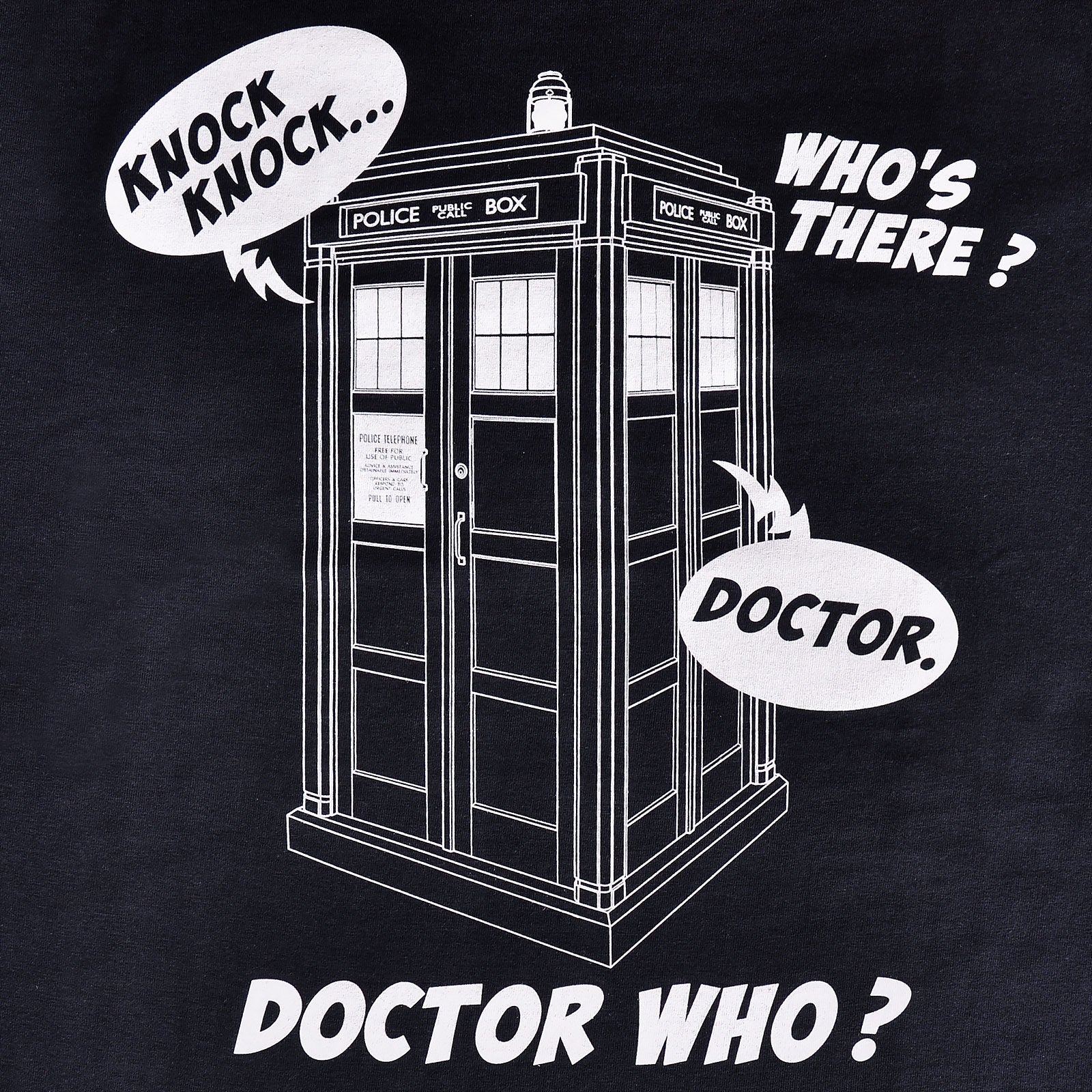 Imagen del producto Doctor Who - Camiseta azul Tardis Knock Knock