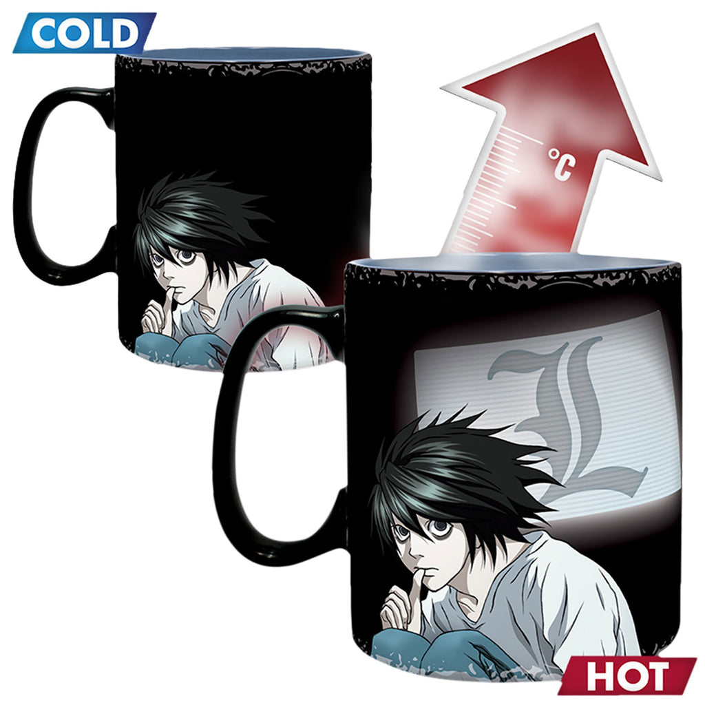 Imagen del producto Death Note - Light Yagami & L Lawliet Taza con efecto térmico