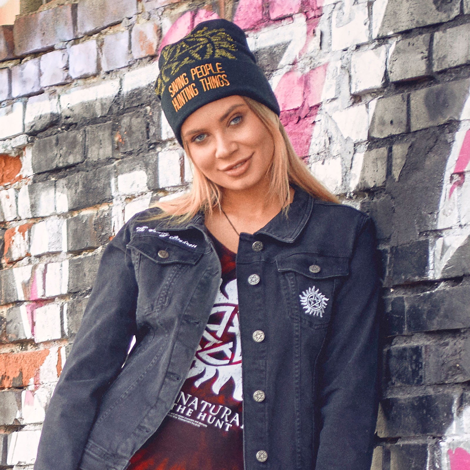 Imagen del producto Supernatural - Gorro con Símbolo de Protección contra Posesión