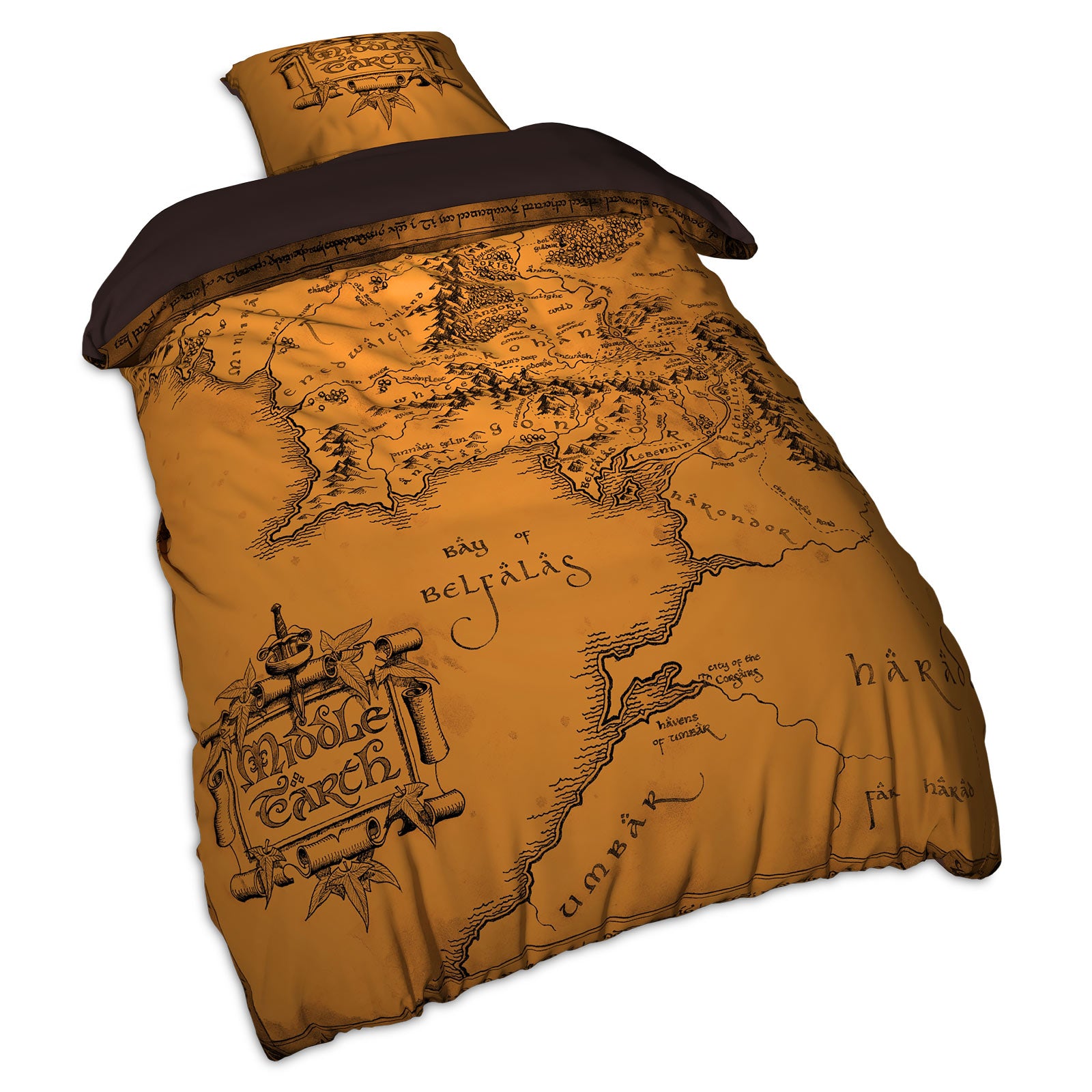 Imagen del producto El Señor de los Anillos - Mapa de la Tierra Media Ropa de cama