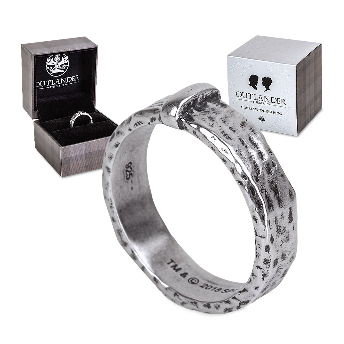 Imagen del producto Outlander - Anillo de boda de Claire 925 plata