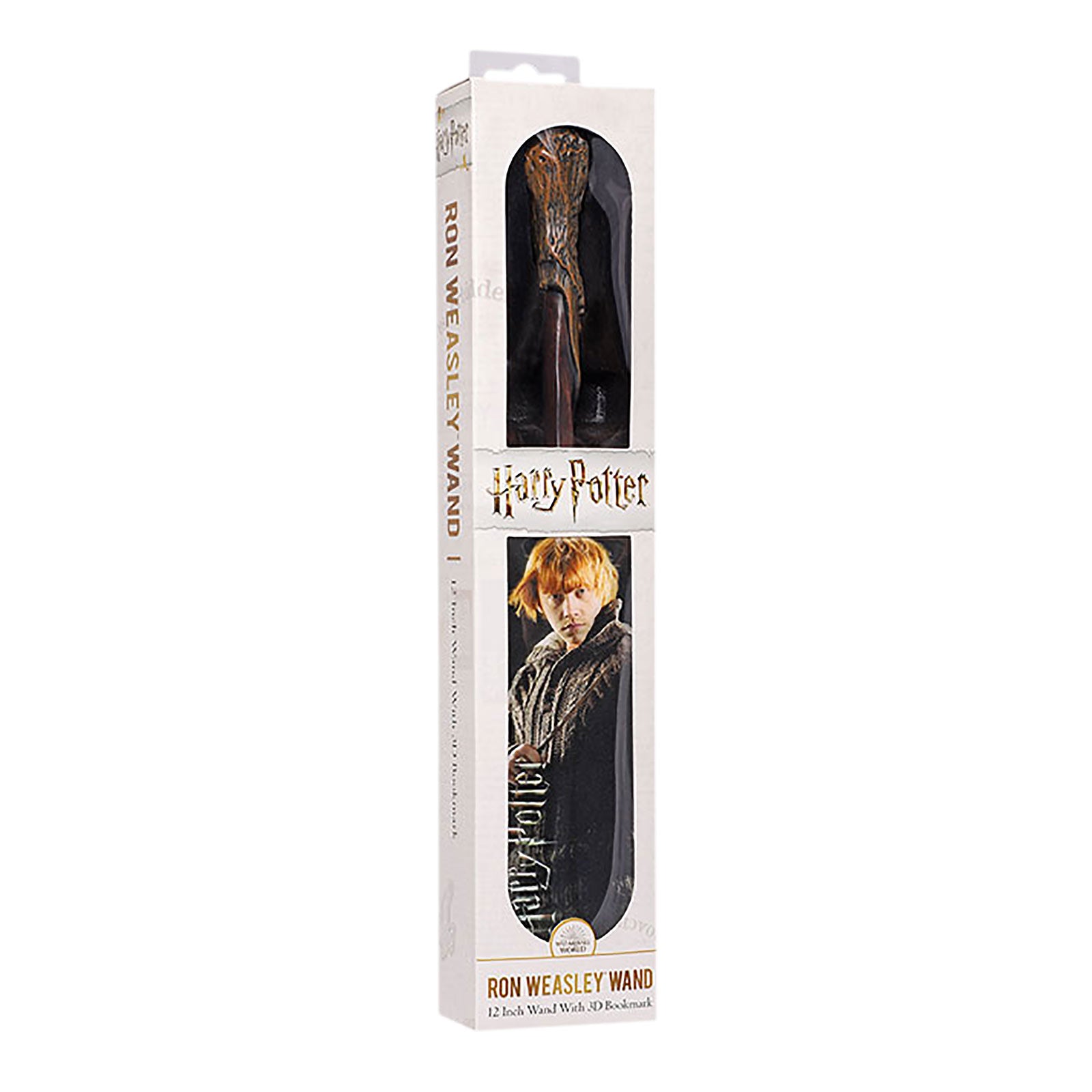 Imagen del producto Varita mágica de Ron para jóvenes magos con marcador de libros - Harry Potter