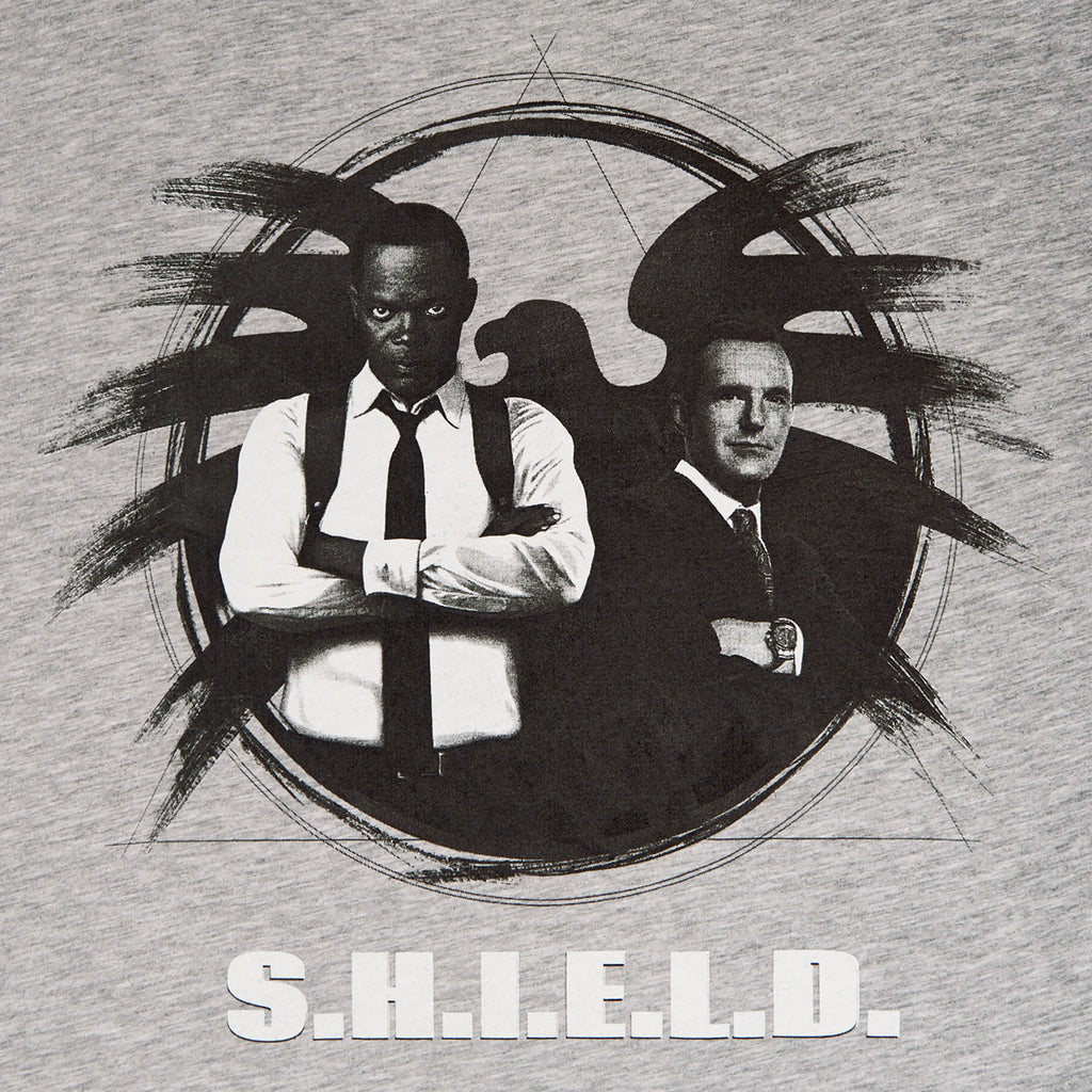Imagen del producto Captain Marvel - Camiseta de Agentes de S.H.I.E.L.D. gris