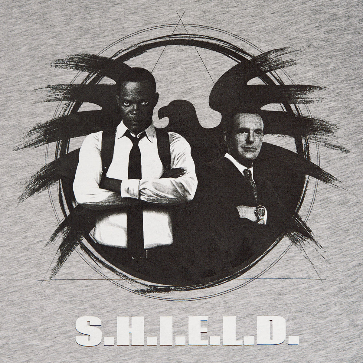 Imagen del producto Captain Marvel - Camiseta de Agentes de S.H.I.E.L.D. gris